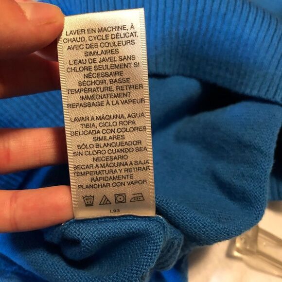 NWT! Van heusen blue argyle pattern sweater - Picture 6 of 10